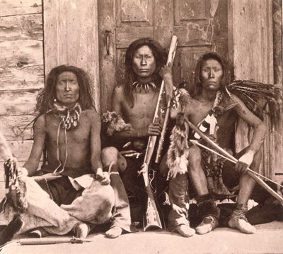Spokane-Indianer, 1861 von English Photographer